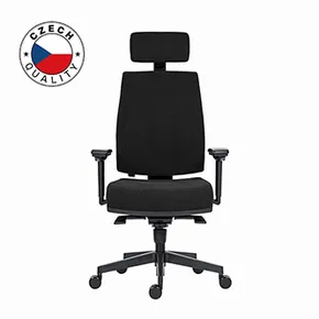 Krzesło ergonomiczne Powerton Office Jana, czarne